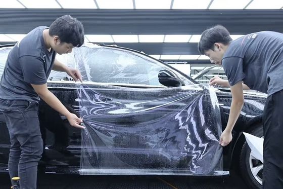Покрытие защитного фильма PPF автомобиля CE 9.5mil SGS прозрачное